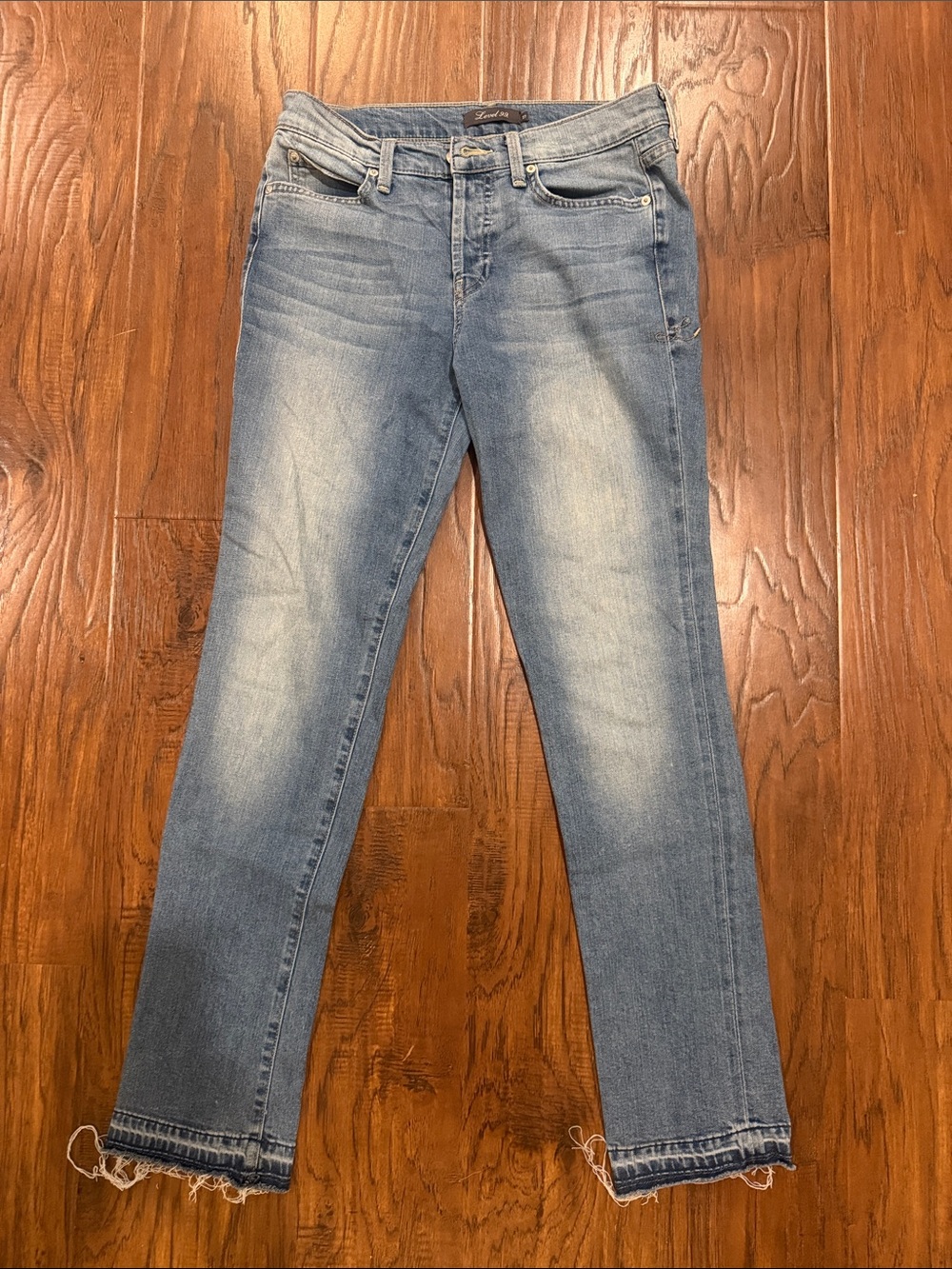 Level 99 Light Blue Straight Leg Jeans